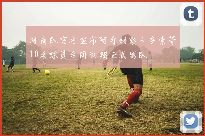 河南队官方宣布阿奇姆彭卡多索等10名球员合同到期正式离队